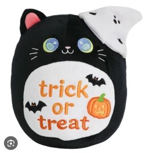 2/$20 Halloween Cat Plush with Trick or Treat Design